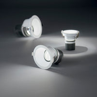 Incasso LED ELITE bianco con luce spot orientabile antiriflesso W 4000K (luce naturale)