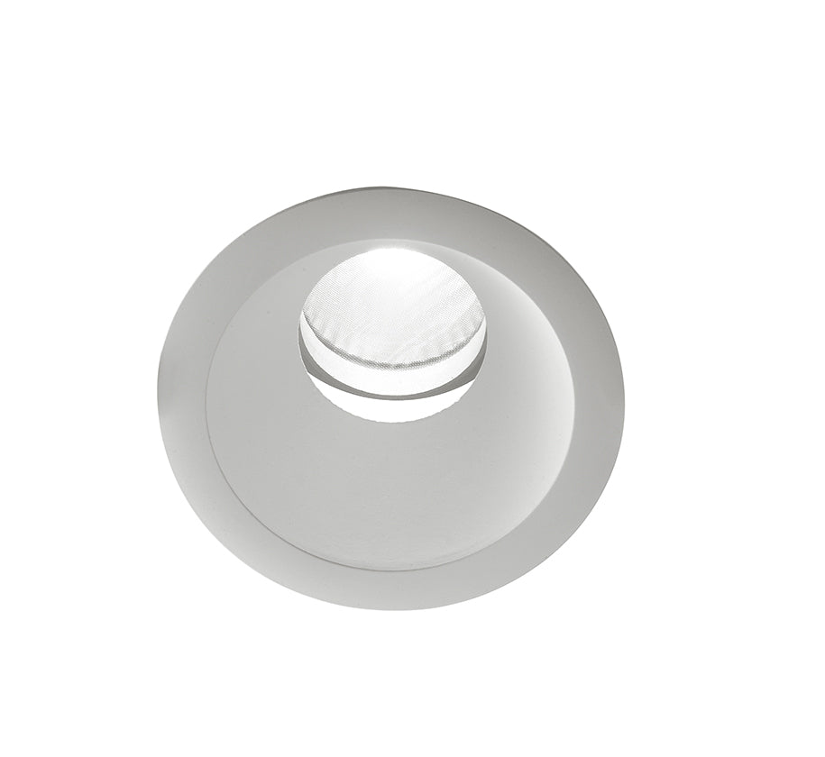 Incasso LED ELITE bianco con luce spot orientabile antiriflesso 20W 3000K (luce calda)