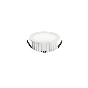 Incasso LED FUSION in alluminio bianco satinato con driver integrato 5W 4000K (luce naturale) 7x3,2 cm.