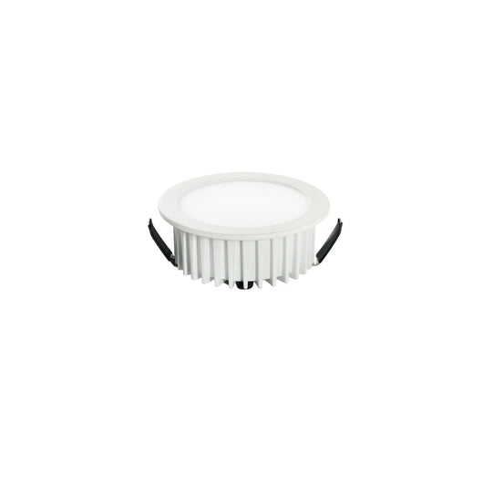 Incasso LED FUSION in alluminio bianco satinato con driver integrato 5W 4000K (luce naturale) 7x3,2 cm.