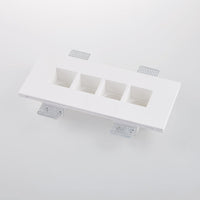 Incasso HIVE in gesso bianco verniciabile 27x12x4,5 cm. (4xGU mini)