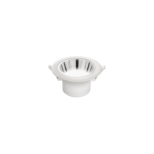 Incasso LED MACK antiabbagliamento bianco con riflettore cromato 15W 3000K (luce calda)