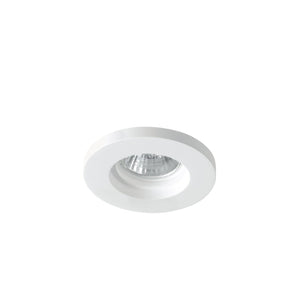 Incasso PHANTOM rotondo in gesso bianco verniciabile x4,7 cm.. (1xGU10)