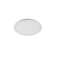 Incasso LED PLUS in alluminio bianco opaco e bordo effetto plafoniera 20W 4000K (luce naturale) 17x2,5 cm.. IP40