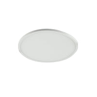 Incasso LED PLUS in alluminio bianco opaco e bordo effetto plafoniera 30W 4000K (luce naturale) 22x2,5 cm.. IP40