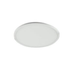 Incasso LED PLUS in alluminio bianco opaco e bordo effetto plafoniera 30W 4000K (luce naturale) 22x2,5 cm.. IP40