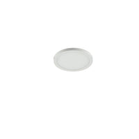 Incasso LED PLUS in alluminio bianco opaco e bordo effetto plafoniera 8W 4000K (luce naturale) x2,5 cm.. IP40