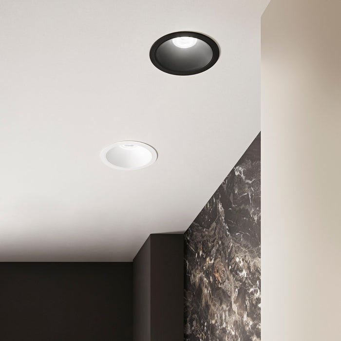 Incasso LED da esterno QUANTUM in alluminio nero con funzione CCT 40W