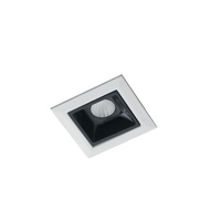 Incasso LED SINKRO antiriflesso bianco e nero 4000K (luce naturale) 4,5 cm.