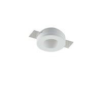 Incasso MINI rotondo in gesso bianco verniciabile 7x3 cm.. (1xGU10)