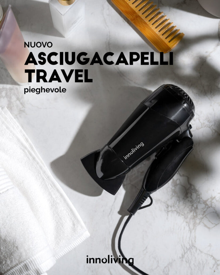 Asciugacapelli  Pieghevole Travel 1600W Innoliving INN-613