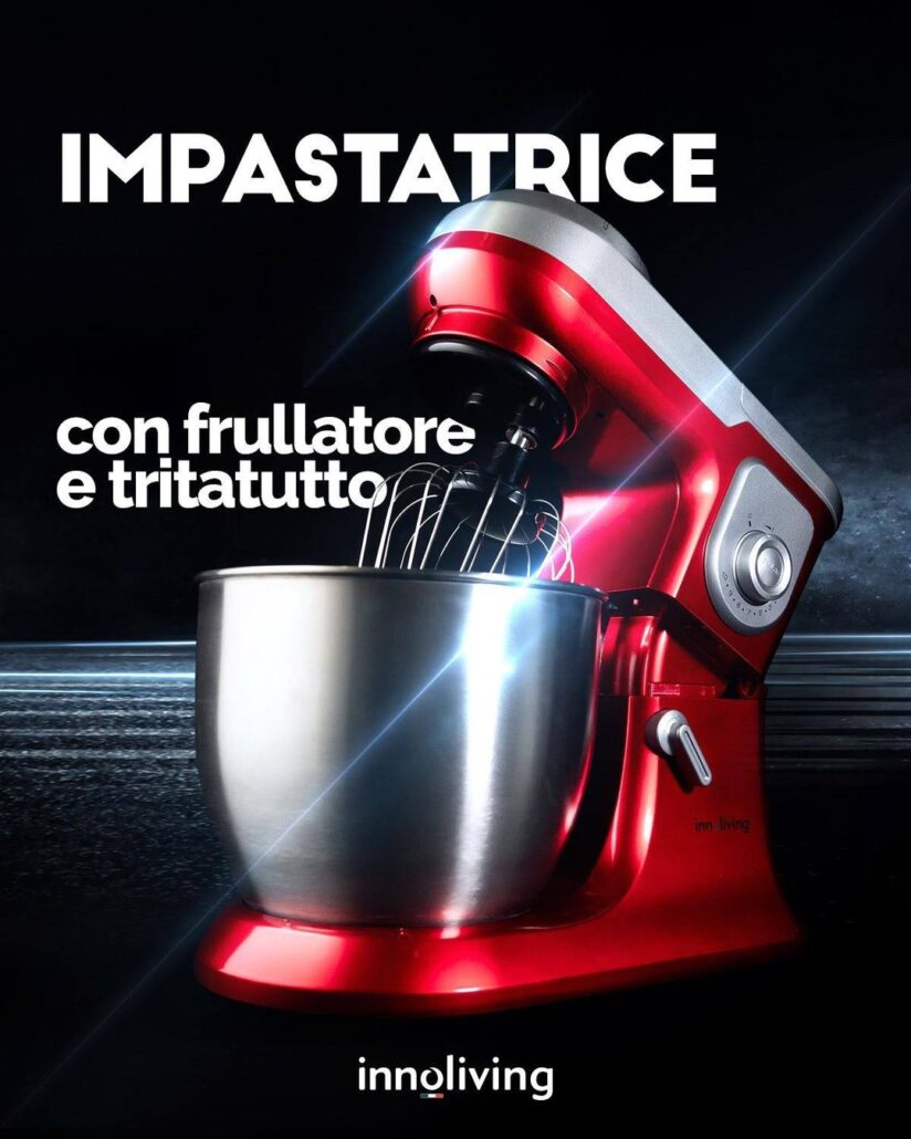 Impastatrice 65L Con Frullatore E Tritatutto Innoliving INN-721