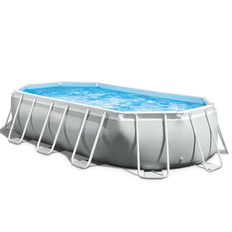 Piscina fuori terra ovale 503x274x122cm con pompa, scaletta e accessori