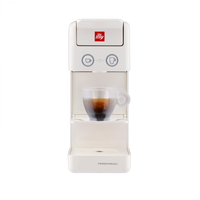 Illy caffè, macchina da caffè a capsule iperespresso y3.3 bianca