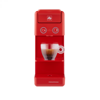 Illy caffè, macchina da caffè a capsule iperespresso y3.3 rossa