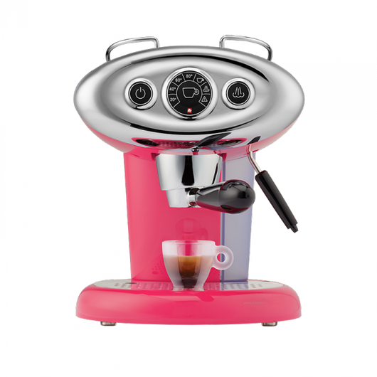 Illy macchina da caffè a capsule iperespresso x7.1 rosa special edition