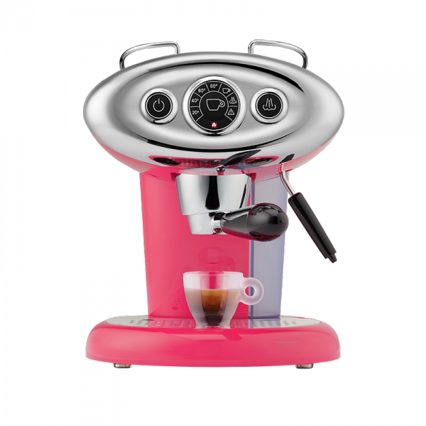 Illy macchina da caffè a capsule iperespresso x7.1 rosa special edition