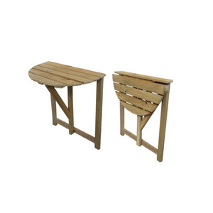 TAVOLINO PIEGHEVOLE DA MURO LEGNO ABETE 60x38xh70cm ESTERNO GIARDINO PIRCHER 599659