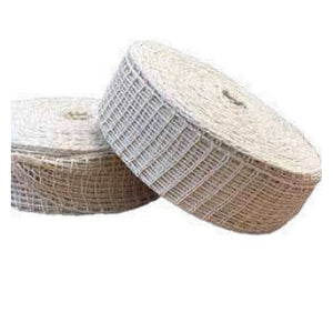 RETE ALIMENTARE ELASTICA PER CARNE E INSACCATTI COTONE E LATTICE QUADRI 10 Ø7cm L:50m 4F 018110