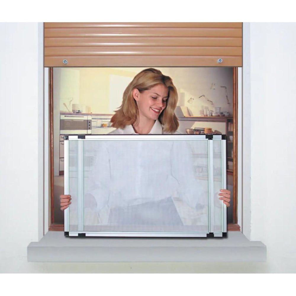 ZANZARIERA ESTENSIBILE PANNELLO CON TELAIO IN ALLUMINIO 70x100-193cm BIANCO 4F GROUP PAAZ070100BIA