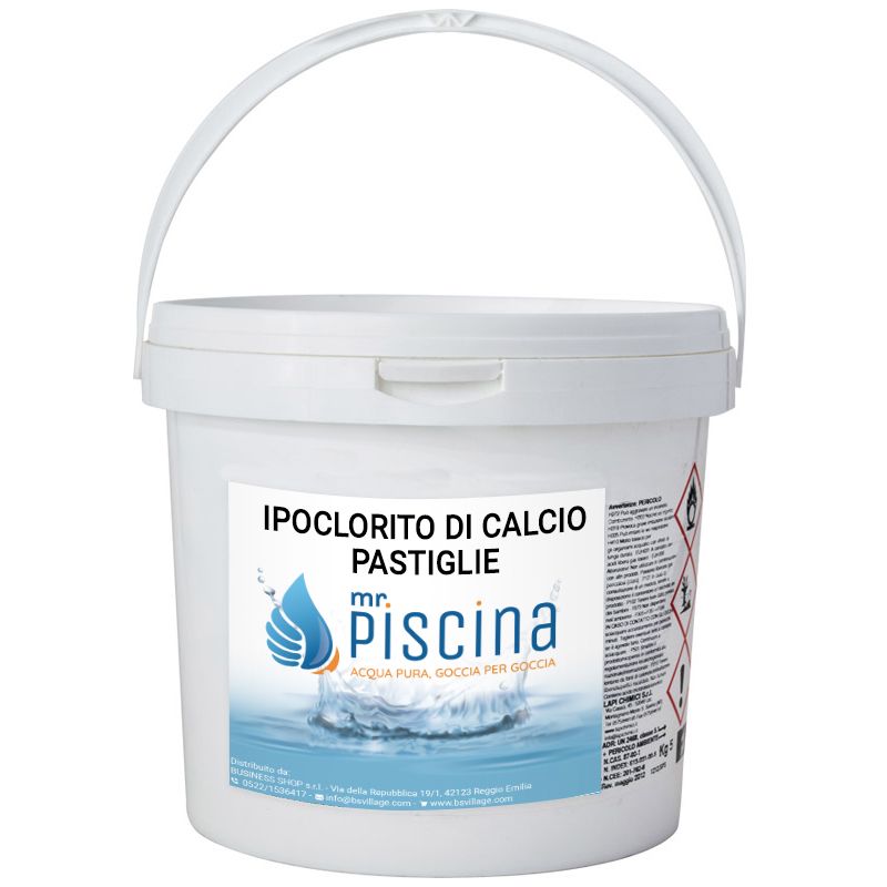 Ipoclorito Di Calcio Pastiglie 200 Gr Confezione Da 10 Kg