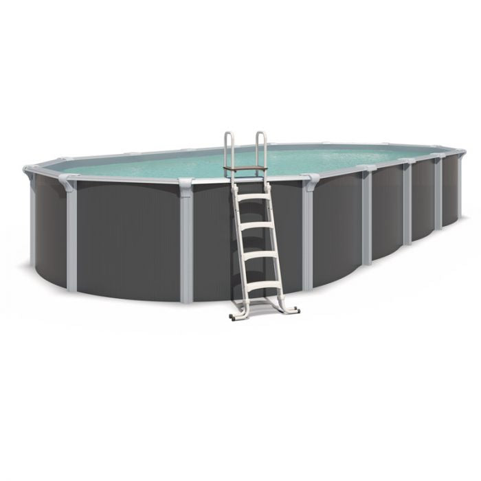 Piscina Fuori Terra Steeldesign Omega - 6,10 X 3,65 X H.1,32 M - Kit Base