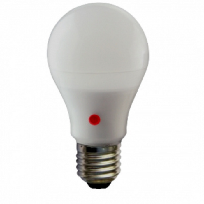 Lampada led con doppio sensore crepuscolare 12 watt e27 4000k