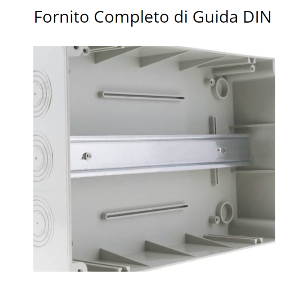 Bticino idroboard centralino parete esterno grigio resina ip65 numero posti 12 moduli