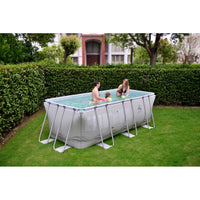 Piscina fuoriterra rettangolare 400x207x122 cm