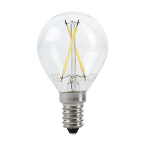 Lampadina led filamento sfera attacco e14 potenza 4 watt temperatura colore lampada 2700k bianco caldo