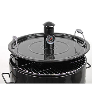 Barbecue affumicatore a carbone Barrel con griglia 47 cm