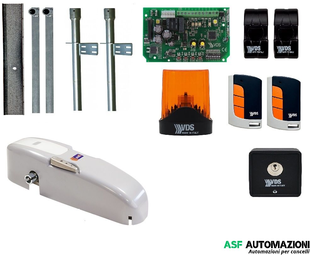 Kit Automazione Per Porta Basculante  Vds Basic-09 230V 110411/09-K