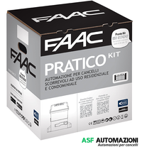 KIT AUTOMZIONE FAAC 10564944 PER CANCELLO SCORREVOLE 230V MAX 600 KG - MOD.746 E R Z16 