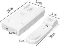 KIT CITOFONO MONOFAMILIARE PULSANTE APRICANCELLO A INCASSO 