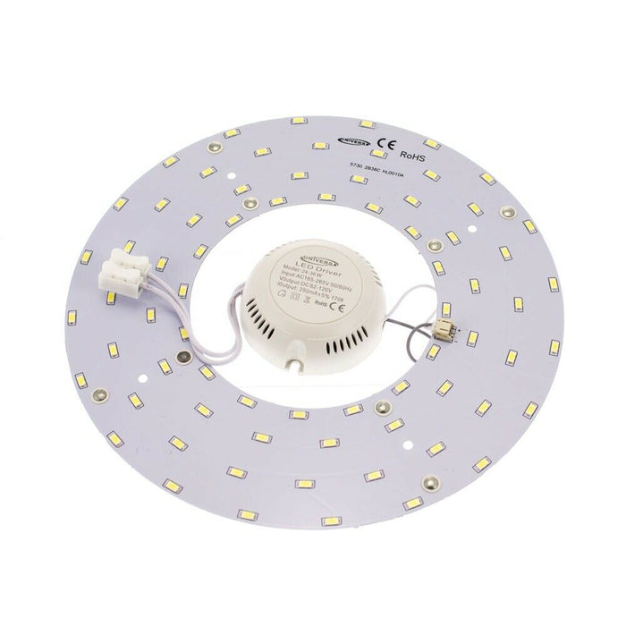 KIT CONVERSIONE 32W PANNELLO LED PLAFONIERA SMALL LUCE Calda 3000k NEON SMD CALAMITATO CA-32C