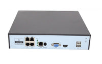 KIT VIDEOSORVEGLIANZA NVR POE 4 CANALI 4 TELECAMERE 2MPX IP POE 