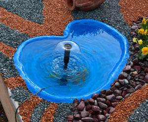 Kit Laghetto Artificiale + Pompa Filtro da Giardino 110x78x28 cm in Polietilene 120 Litri Azzurro