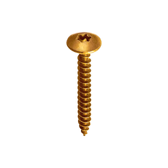 Viti truciolari Torx zincate giallo con collare 6,0 x 50 - 1 Kg.