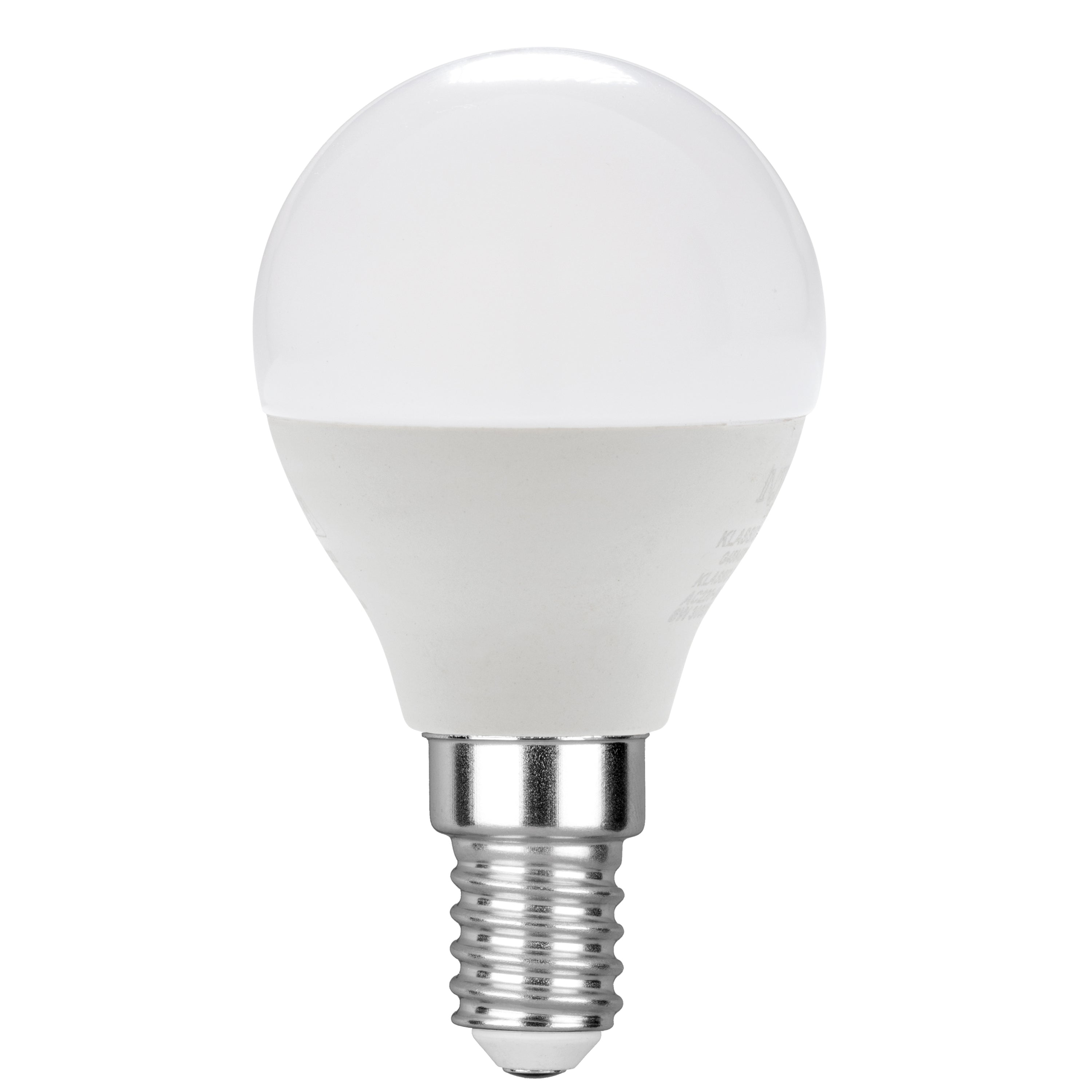 LAMPADINA LED GLOBO E14 6W 520LM 6500K 180° 45X80mm 15000h CRI80