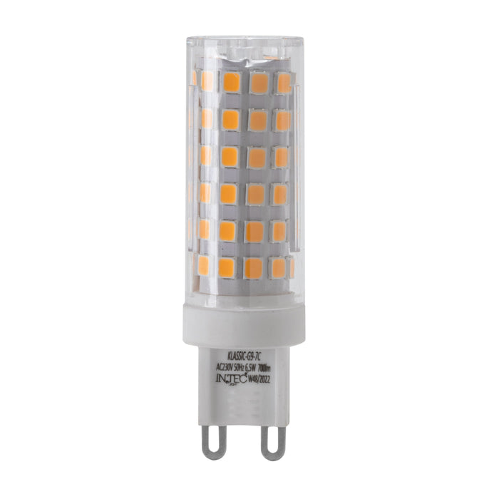 LAMPADINA LED G9 7W 700LM 3000K 360° 18X63mm 25000h CRI80