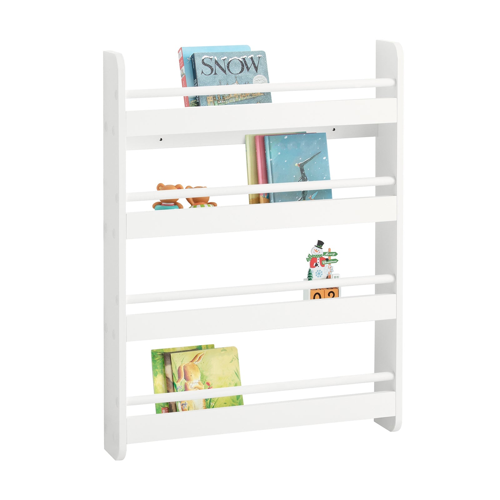 Libreria Portariviste Libreria Bambini Bianco L60*A80*P12cm KMB08-K-W