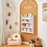 Libreria Portariviste Libreria Bambini Bianco L60*A80*P12cm KMB08-K-W