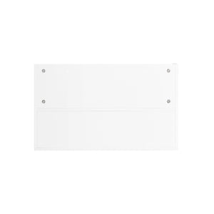 Libreria Per Bambini Mensola A Muro Con Due Scatole Di Giocattoli 60x20x36 Cm Bianco KMB81-W SoBuy