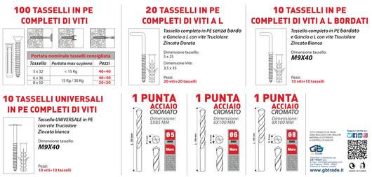 Kit Tasselli Assortiti