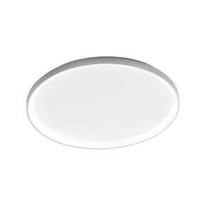 Plafoniera Moderna Krizia Alluminio Satinato Bianco 1 Modulo Led 60 W 3000 K