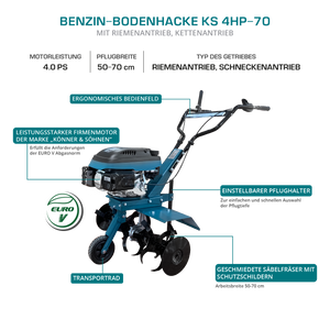 Motozappa a benzina KS 4HP-70