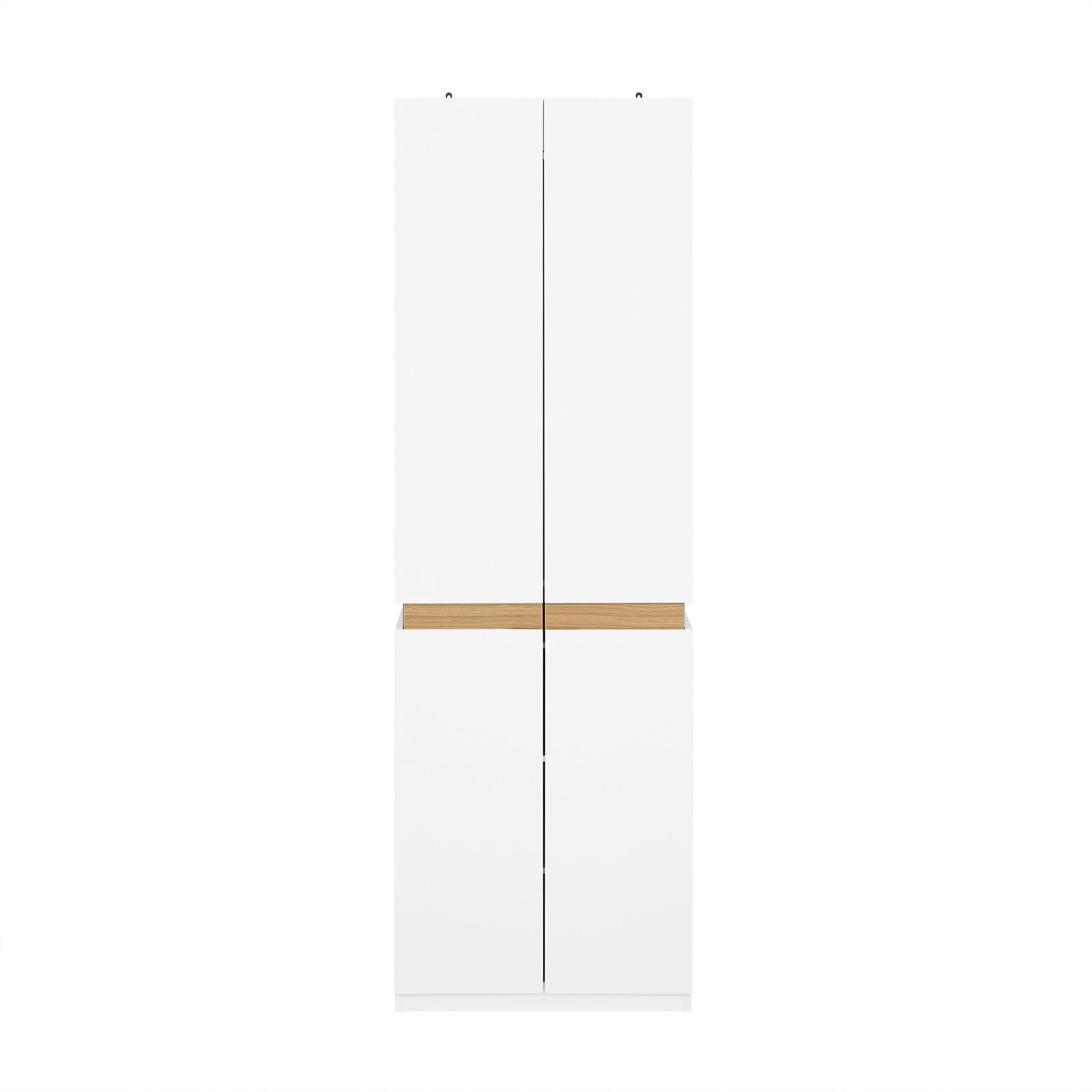 Armadio alto Mobile da ingresso Armadio multifunzionale Bianco 61x30x192cm KSB01-W