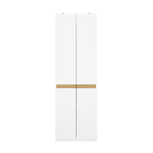 Armadio alto Mobile da ingresso Armadio multifunzionale Bianco 61x30x192cm KSB01-W