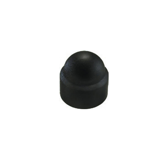 Copribulloni in plastica M10 nero - 6 pz.