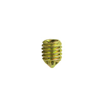 Grani per maniglie zincato giallo M5x8 mm. - 10 pz.